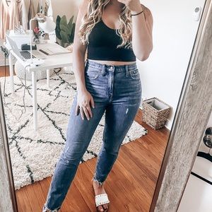 Madewell High Rise Slim Boyfriend Jeans Sz 28T